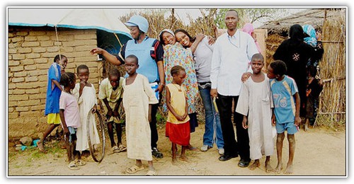 Image of peacekeepers in Africa.