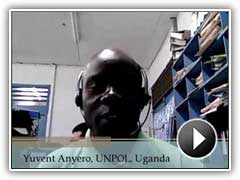 Yuvent Anyero, UNPOL, provides a student testimonial about POTI's training.