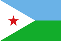 Djibouti Flag.
