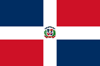 Dominican Republic Flag.