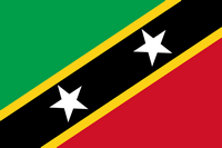 Saint Kitts and Nevis Flag.