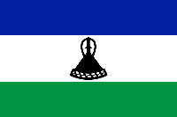 Lesotho Flag.