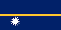 Nauru Flag.