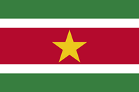 Suriname Flag.