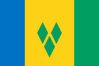 Saint Vincent and the Grenadines Flag.